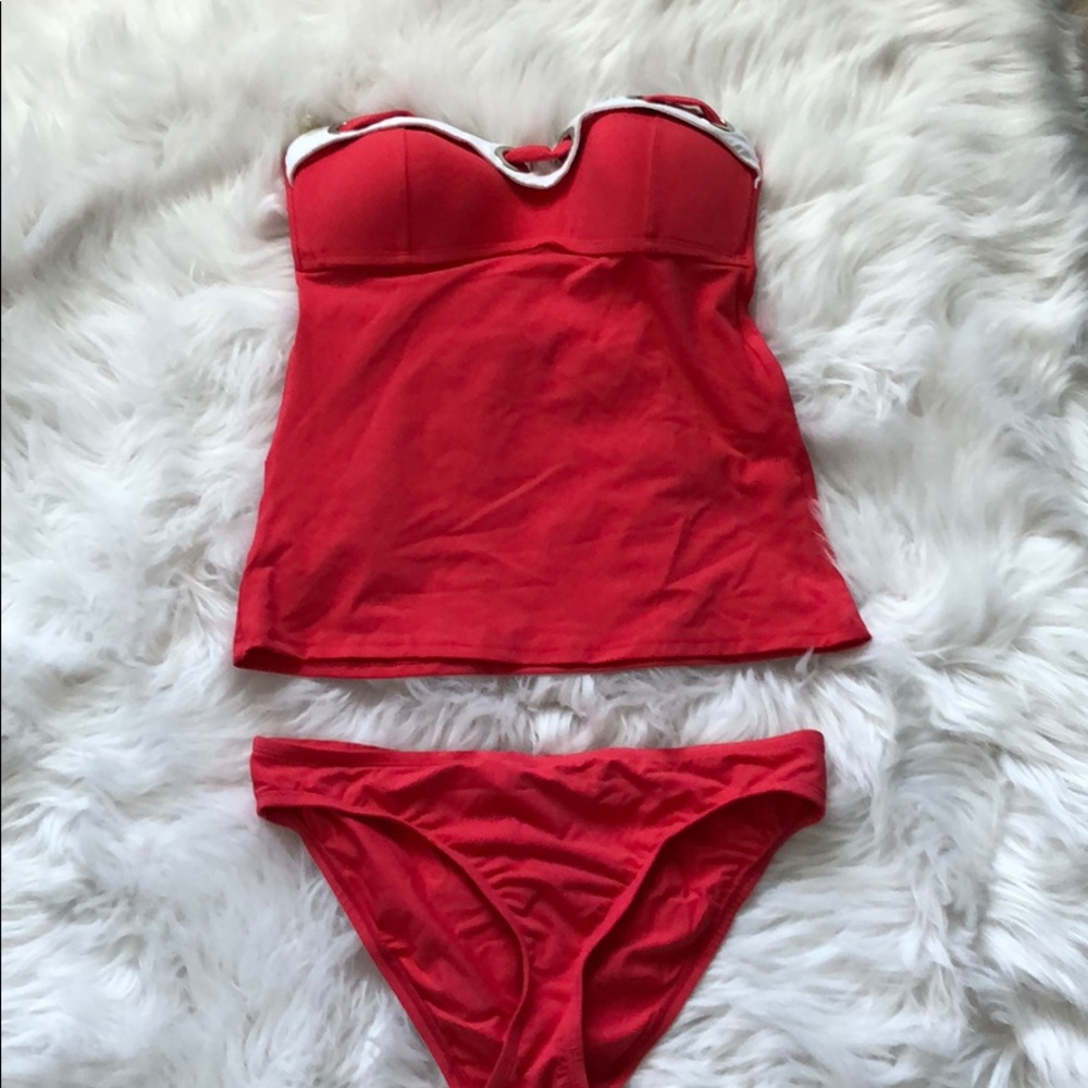 Orange tankini